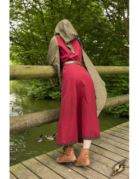 Capuz com xale medieval modelo Altaïr...