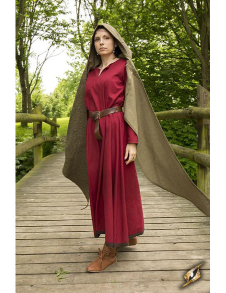 Capuz com xale medieval modelo Altaïr...