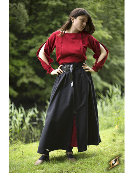 Saia de Batalha Medieval, Preta