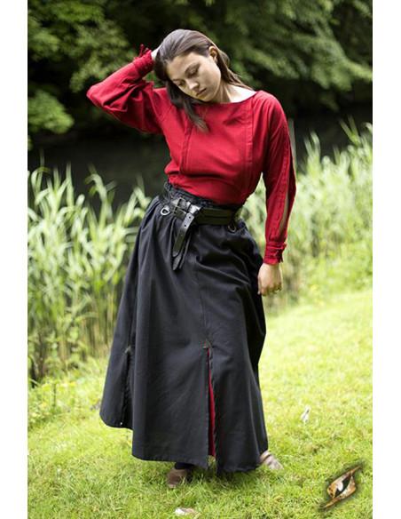 Saia de Batalha Medieval, Preta