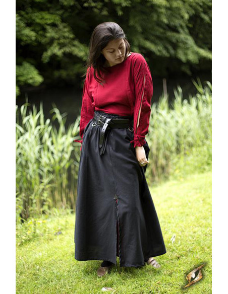 Saia de Batalha Medieval, Preta