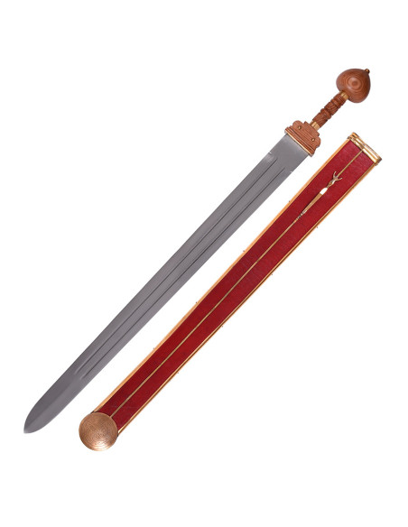 Spatha longo romano de um legionário...