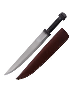 Viking seax ou scramasax com cabo de arame