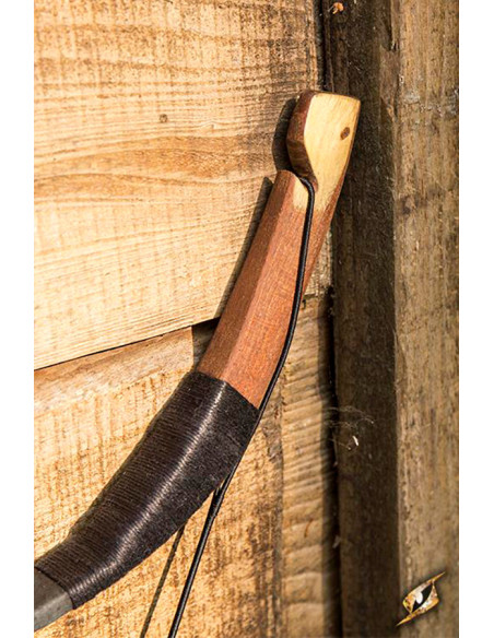 Arco medieval preto para usar montado...