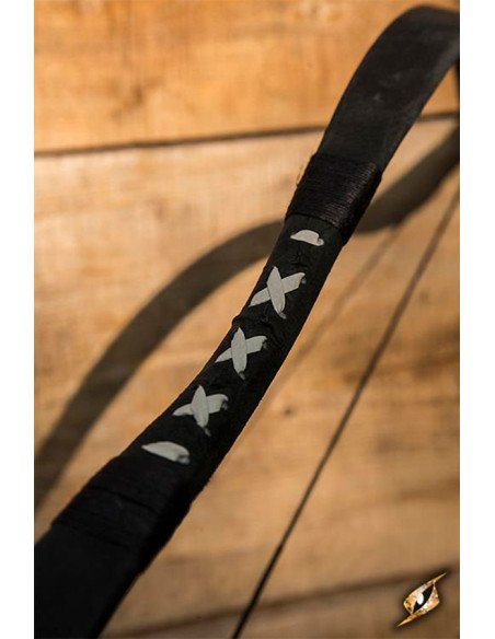 Arco medieval preto para usar montado...