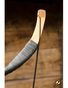 Arco medieval cinza para usar montado a cavalo. 118 cm. 2