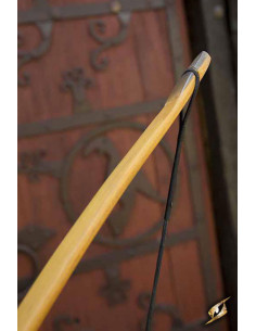 Arco medieval Osage de madeira para LARP, 145 cm. 2