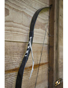 Arco medieval preto deluxe para cavalo. Corda 88 cm. 2