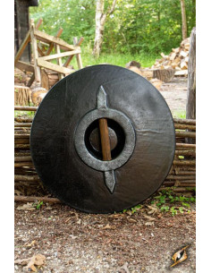 Escudo Drang Viking verde para LARP, ø 50 cm. 2