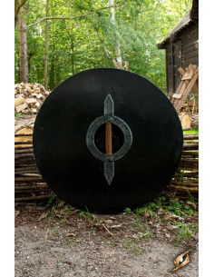 Escudo Viking Drang Wood LARP, ø 70 cm. 2