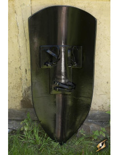 Escudo medieval de torre lacaio de madeira para LARP,... 2