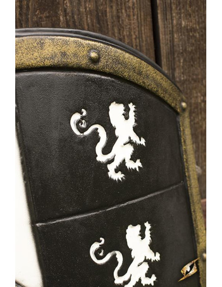 Escudo Leão Cavaleiro Medieval...