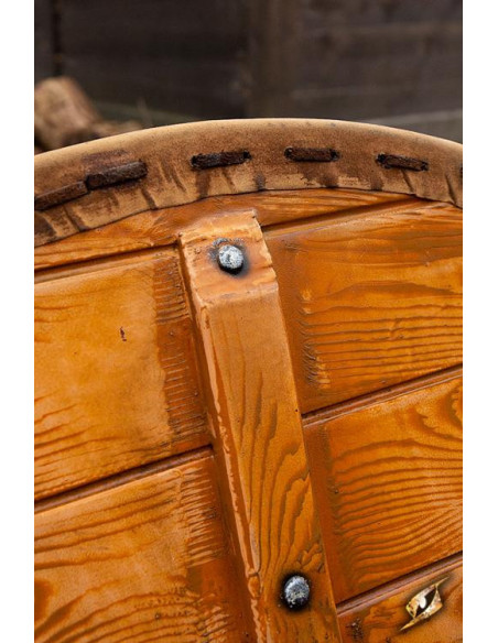 Escudo Viking Thegn Branco/Madeira...