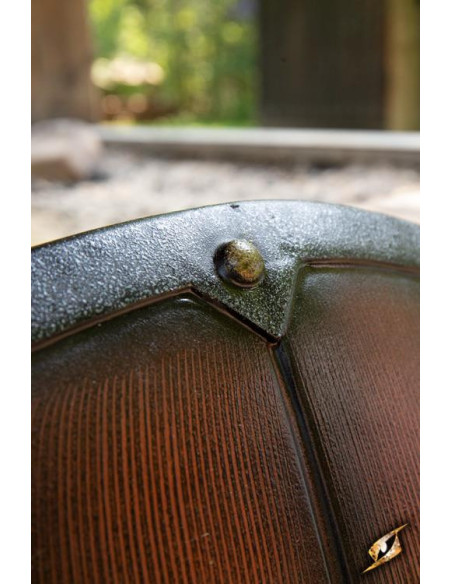 Escudo viking-saxão para LARP, ø 80 cm.