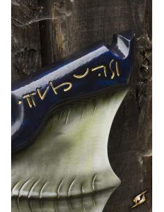 Escudo de Asas dos Elfos Negros Azul/Branco em látex,... 2