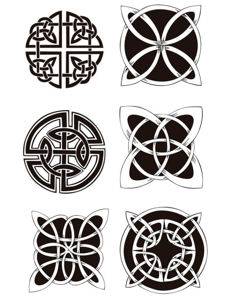 Tatuagem temporária com nós e...