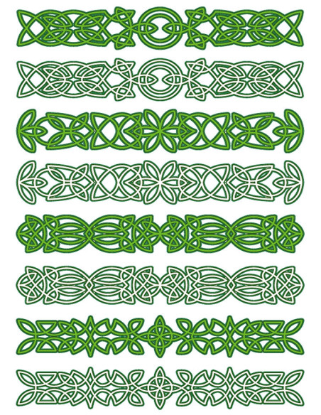 Tatuagem temporária com nós celtas...