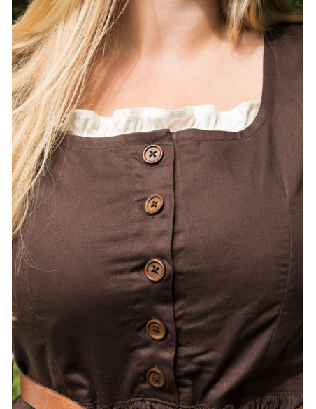 Vestido camponês medieval Lene...