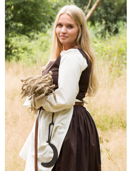 Vestido camponês medieval Lene...