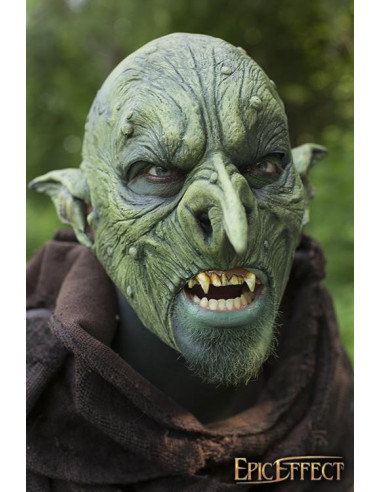 Máscara Duende Mau Verde ⚔️ Loja Medieval