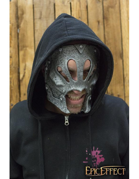 Máscara do Berserker Prateado Enjaulado