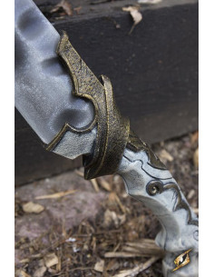 Espada de cimitarra de osso de látex para LARP, 85 cm. 2