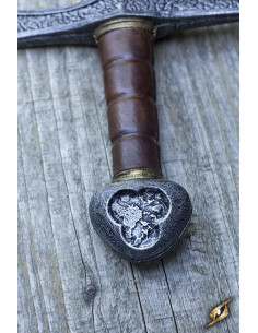 Espada dos Cruzados em látex para LARP, 85 cm. 2