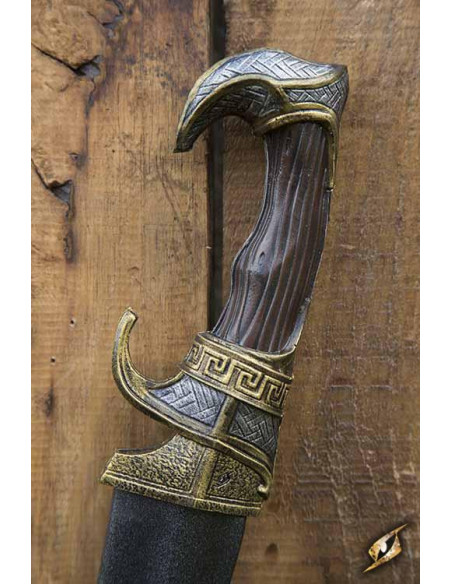 Espada Látex Falcata para LARP, 85 cm.
