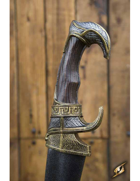 Espada Látex Falcata para LARP, 85 cm.