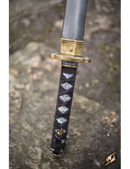 Wakizashi em látex para LARP, 60 cm.