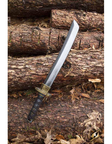 Wakizashi em látex para LARP, 60 cm.