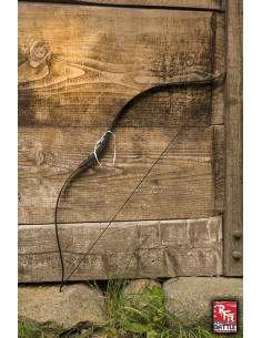 Arco medieval preto. Corda 88 cm.