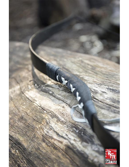 Arco medieval preto. Corda 88 cm.