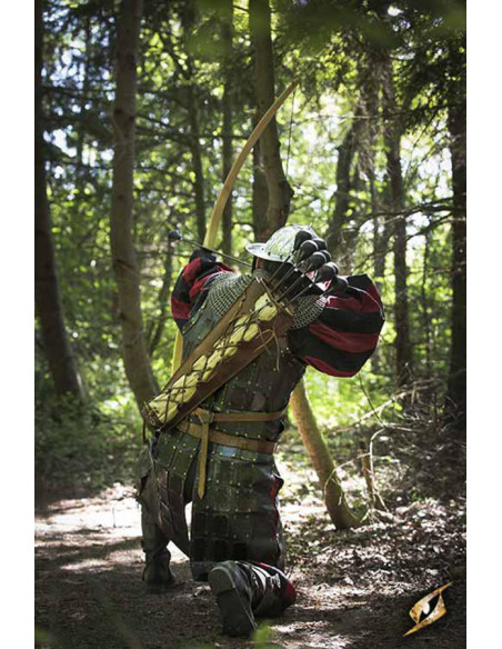 Aljava de couro imperial para LARP,...