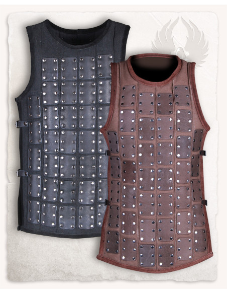 Brigandine medieval Lucas com placas...