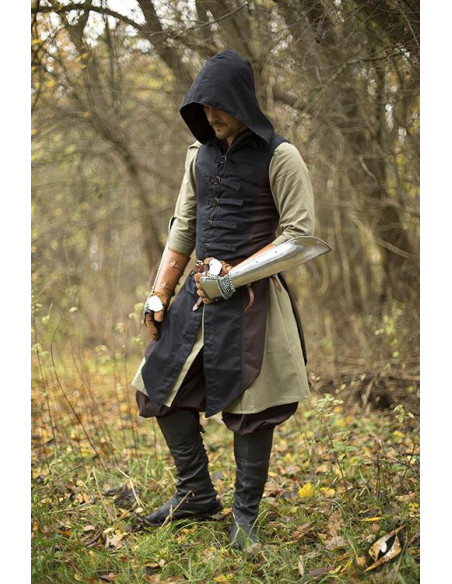 Colete Rogue Altair marrom-preto em...