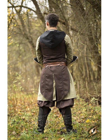 Colete Rogue Altair marrom-preto em...