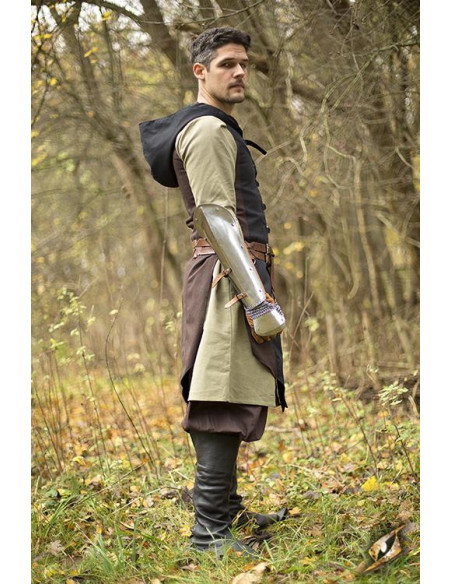 Colete Rogue Altair marrom-preto em...