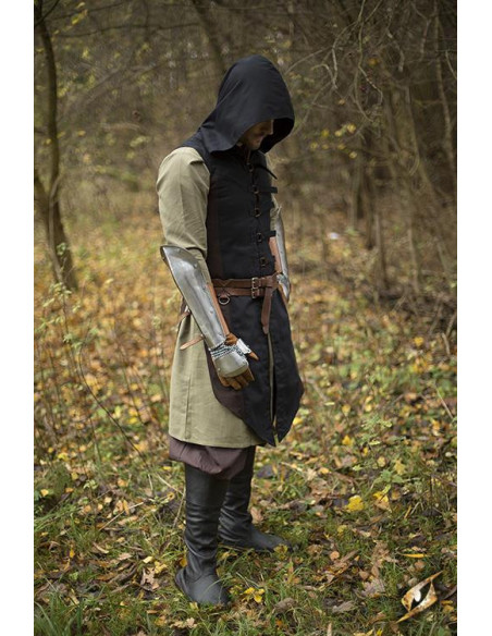 Colete Rogue Altair marrom-preto em...