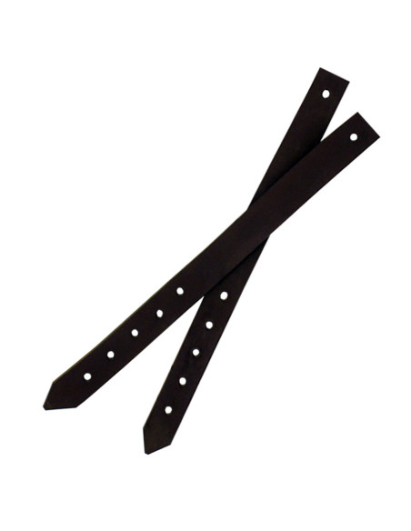 Ombreiras medievais em aço, 1,6 mm.