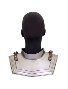 Gorjal de aço medieval, século XV 2