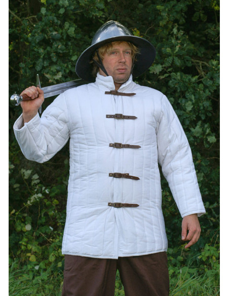 Camarão branco ajustável com fivelas