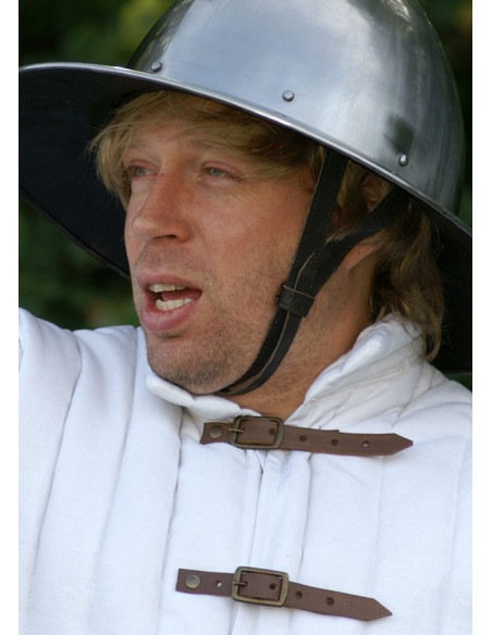 Camarão branco ajustável com fivelas