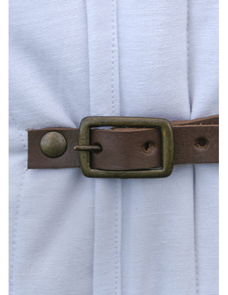 Camarão branco ajustável com fivelas