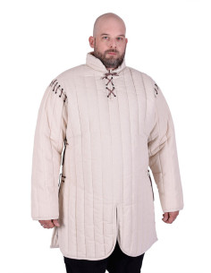 Gambeson longo com mangas removíveis