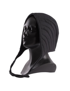 Crepe guerrero acolchoado preto 2
