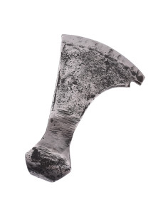 Cabeça de machado barbudo decorativo, acabamento rústico