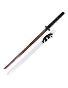 Sharp Functional Katana, Red Damascus Steel