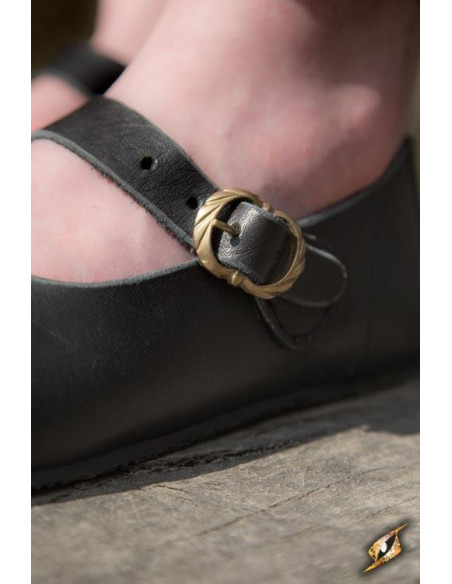 Sapatos medievais Astrid pretos para...