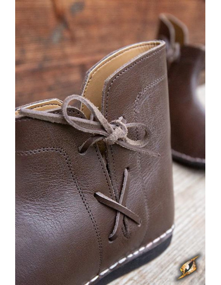 Botins medievais Galahad castanhos